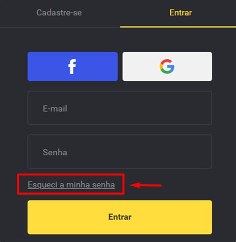 Eu não consigo fazer login – Esquecí a minha conta